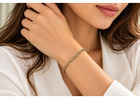 K18 Yellow Gold Rope Chain Bracelet
