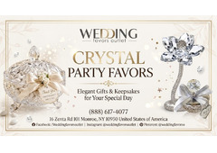Crystal Party Favors & Elegant Gifts | Wedding Favors Outlet